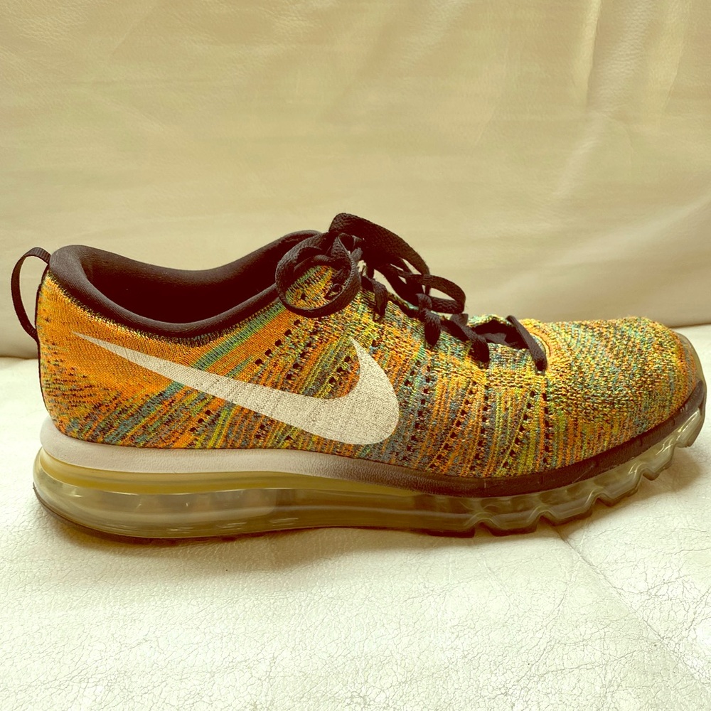 Nike Air Max  fly knit series 11.5 yellow orange